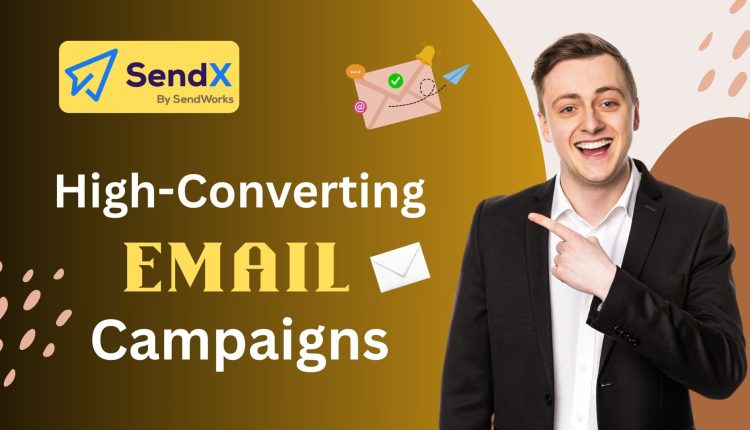 SendX dashboard showing email campaign automation and analytics tools